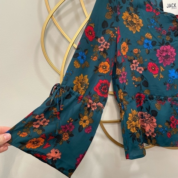 Jack by BB Dakota Blouse size L new - Picture 2 of 8